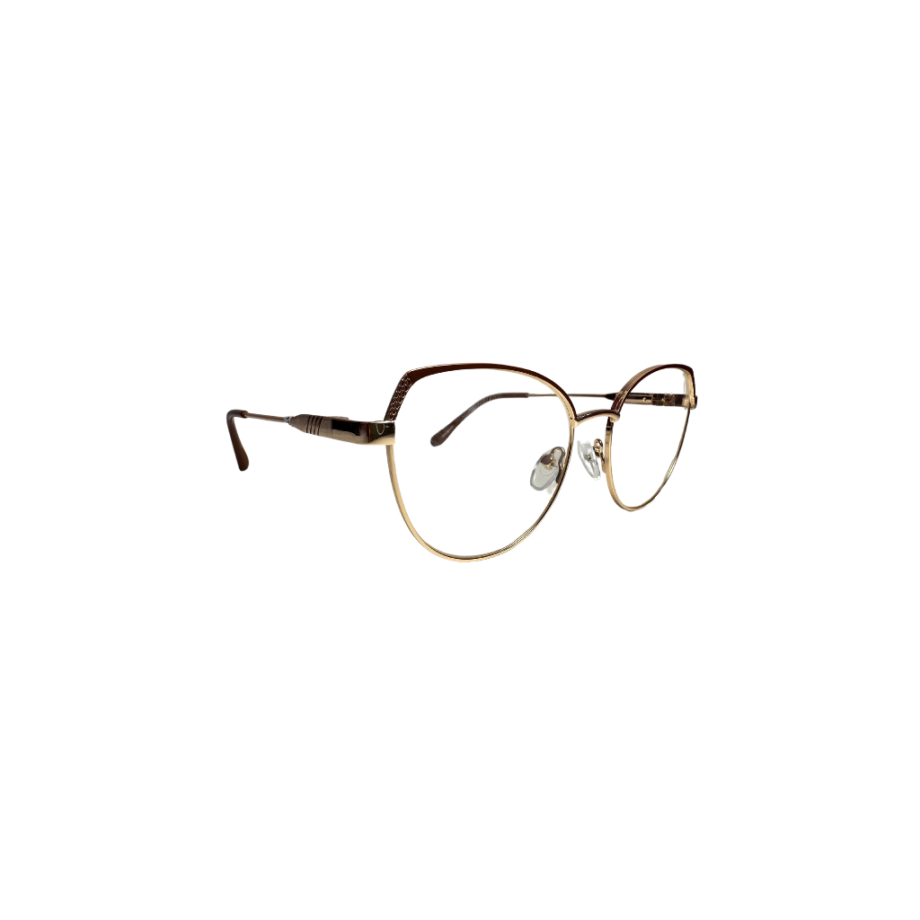 Lentes oftálmicos mujer Black B07 Café Oro