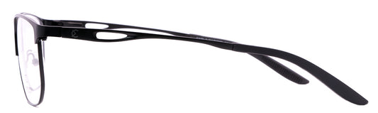 Lentes oftálmicos para hombre, negro, CM27