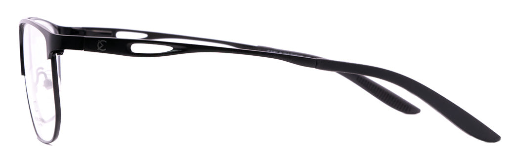 Lentes oftálmicos para hombre, negro, CM27