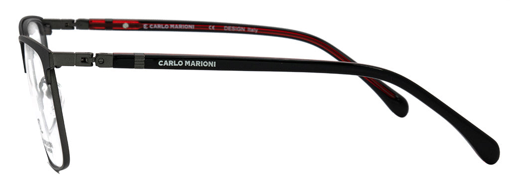 Lentes oftálmicos para hombre, negro gris CM28